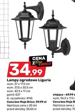 Bricomarche Lampy ogrodowe Liguria oferta