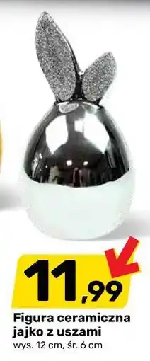 Bricomarche Figura ceramiczna jajko z uszami oferta