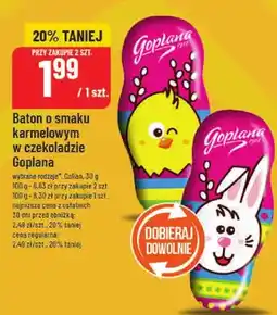 Polomarket Baton o smaku karmelowym w czekoladzie oferta