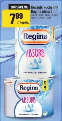 Polomarket Ręcznik kuchenny Regina Absorb Softiel, Topak, -1 rolka - 2 rolki 1 rolka - 4,00 zł - 7,89 zł oferta