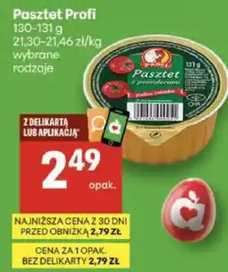 Delikatesy Centrum Pasztet Profi wybrane rodzaje oferta