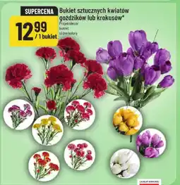 Polomarket Bukiet sztucznych kwiatów goździków lub krokusów oferta