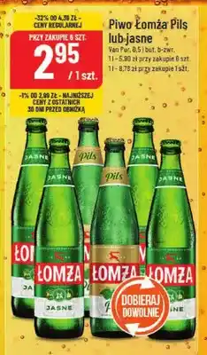 Polomarket Piwo Łomża Pils lub Jasne oferta