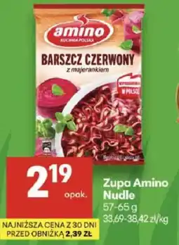 Delikatesy Centrum Zupa Amino Nudle Barszcz czerwony z makaronem wybrane rodzaje oferta
