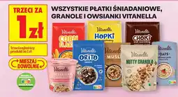 Biedronka Płatki śniadaniowe, granola, owsianka wszystkie rodzaje oferta