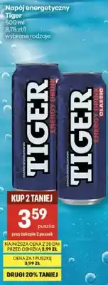 Delikatesy Centrum Napój energetyczny Tiger oferta
