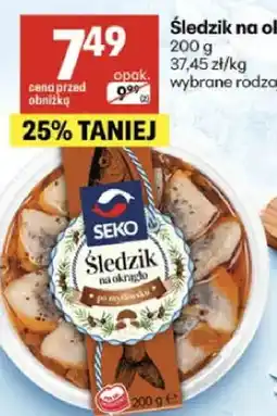 Delikatesy Centrum Śledzie na okrągło oferta