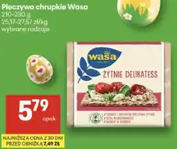 Delikatesy Centrum Pieczywo chrupkie żytnie delikatess oferta