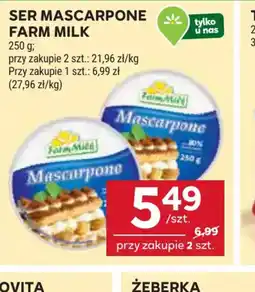 Stokrotka Ser Mascarpone Farm Milk oferta