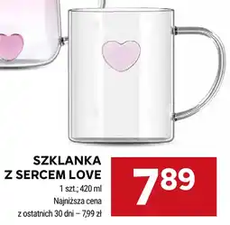 Stokrotka Szklanka z sercem Love oferta