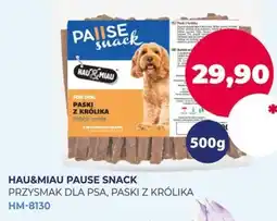 Moby Dick Hau&miau pause snack przysmak dla psa, paski z królika oferta