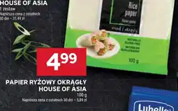 Stokrotka House of Asia Papier ryżowy okrągły oferta