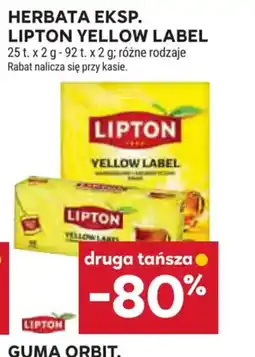 Stokrotka Lipton Herbata Yellow Label oferta