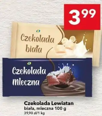 Czekolada Lewiatan biała, mleczna
