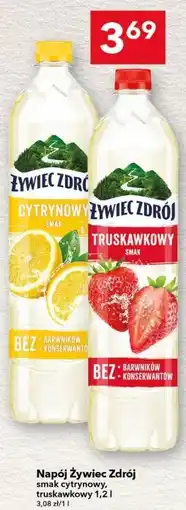 Lewiatan Napój Żywiec Zdrój smak cytrynowy, truskawkowy oferta