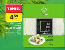 Carrefour Papier ryżowy okrągły House Of Asia oferta