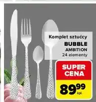 Carrefour Komplet sztućców bubble Ambition oferta