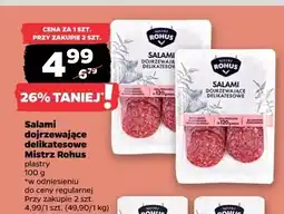 Netto Salami dojrzewające delikatesowe Mistrz Rohus plastry oferta