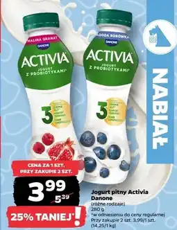 Netto Jogurt pitny Activia Danone oferta
