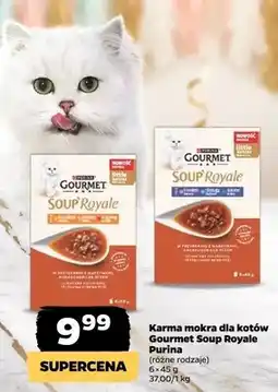 Netto Karma mokra dla kotów Gourmet Soup Royale Purina oferta