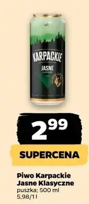 Netto Piwo Jasne Klasyczne puszka oferta