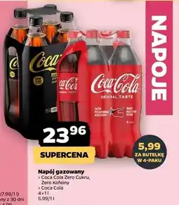 Netto Napój gazowany Coca Cola Zero cukru, Zero Kofeiny Coca Cola oferta
