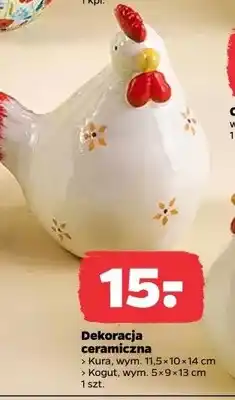 Netto Dekoracja ceramiczna kura oferta