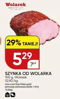 Chata Polska Szynka od wolarka oferta