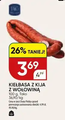Chata Polska Kiełbasa z kija z wołowiną oferta