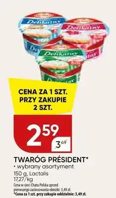 Chata Polska Twaróg président wybrany asortyment oferta