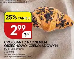 Chata Polska Croissant z nadzieniem orzechowo-czekoladowym oferta