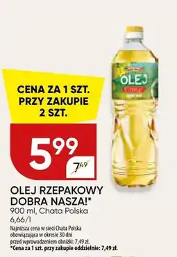Chata Polska Olej rzepakowy oferta