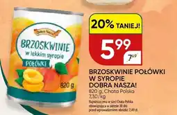 Chata Polska Brzoskwinie połówki w syropie oferta