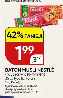 Chata Polska Baton musli wybrany asortyment oferta