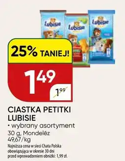 Chata Polska Ciastka Petitki Lubisie wybrany asortyment oferta