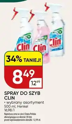 Chata Polska Spray do szyb Clin wybrany asortyment oferta