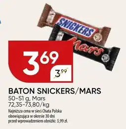 Chata Polska Baton Snickers/Mars oferta