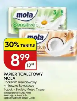 Chata Polska Papier toaletowy Mola balsam rumiankowy/mleczko kokosowe oferta