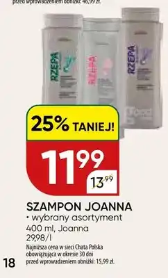Chata Polska Szampon Joanna wybrany asortyment oferta