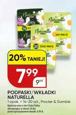 Chata Polska Podpaski/wkładki Naturella oferta