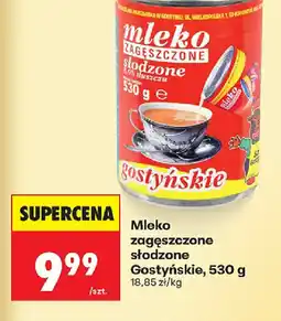 Biedronka Mleko zagęszczone słodzone Gostyńskie oferta
