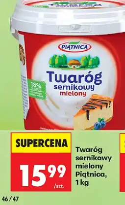 Biedronka Twaróg sernikowy mielony Piątnica oferta