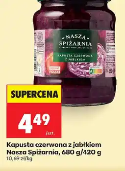 Biedronka Nasza Spiżarnia Kapusta czerwona z jabłkiem oferta