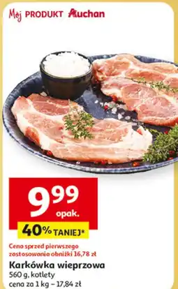 Auchan Karkówka wieprzowa oferta