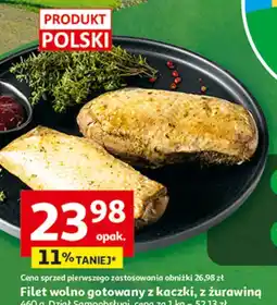 Auchan Filet wolno gotowany z kaczki, z żurawiną oferta