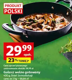 Auchan Gulasz wolno gotowany oferta