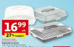 Auchan Pojemnik na ciasto wym.: 36 x 36 x 10 cm lub 33 x 15 cm oferta