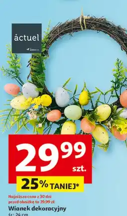 Auchan Wianek dekoracyjny śr.: 24 cm oferta