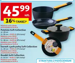 Auchan Patelnia Soft Collection śr.: 20 cm oferta