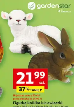 Auchan Figurka królika lub owieczki oferta